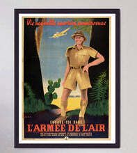 Air Force   L'armee De L'air Original Vintage Poster photo furniture