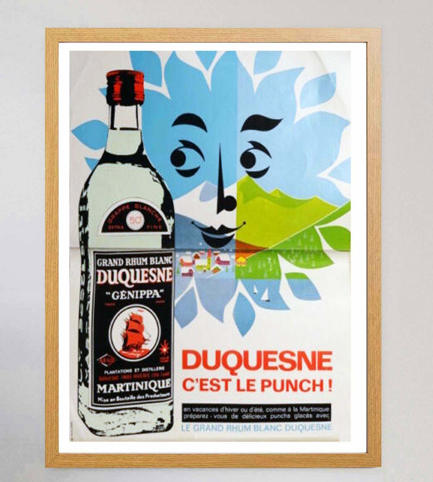 Duquesne Rum Original Vintage Poster photo Art
