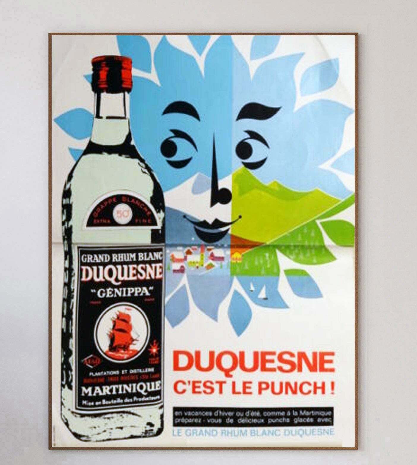 Duquesne Rum Original Vintage Poster photo 312.0