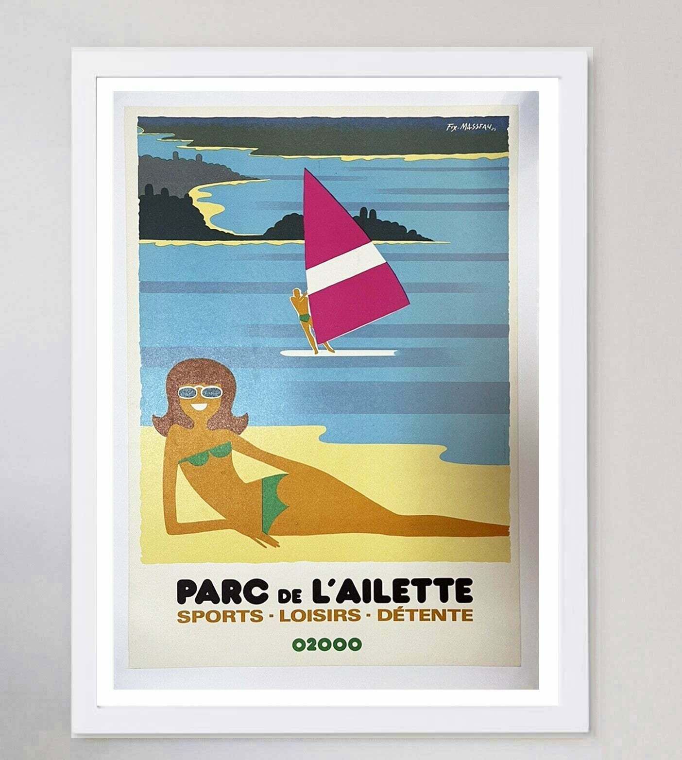 Parc De L'ailette   Fix Masseau Original Vintage Poster photo for sale