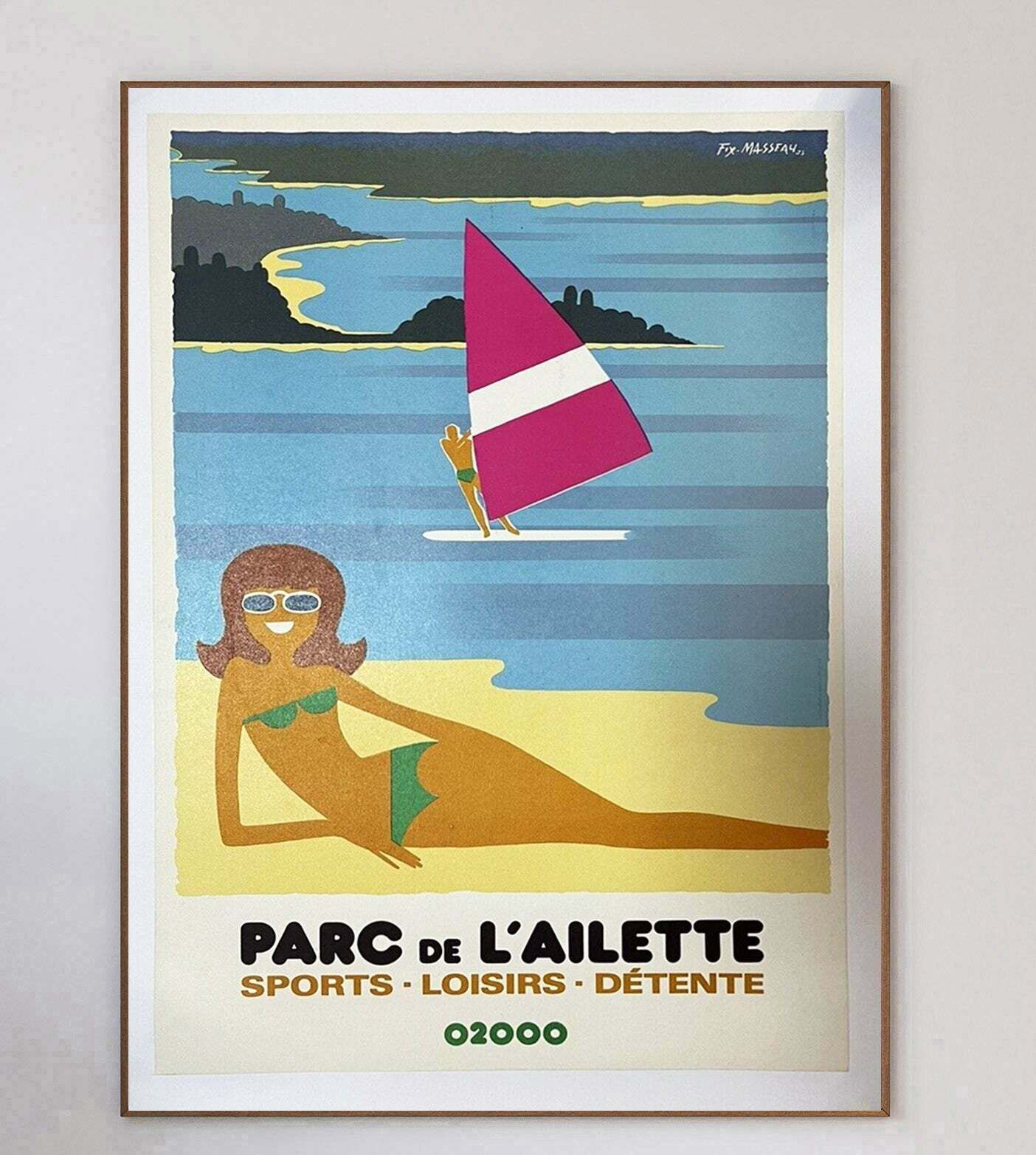 Parc De L'ailette   Fix Masseau Original Vintage Poster photo 371.0