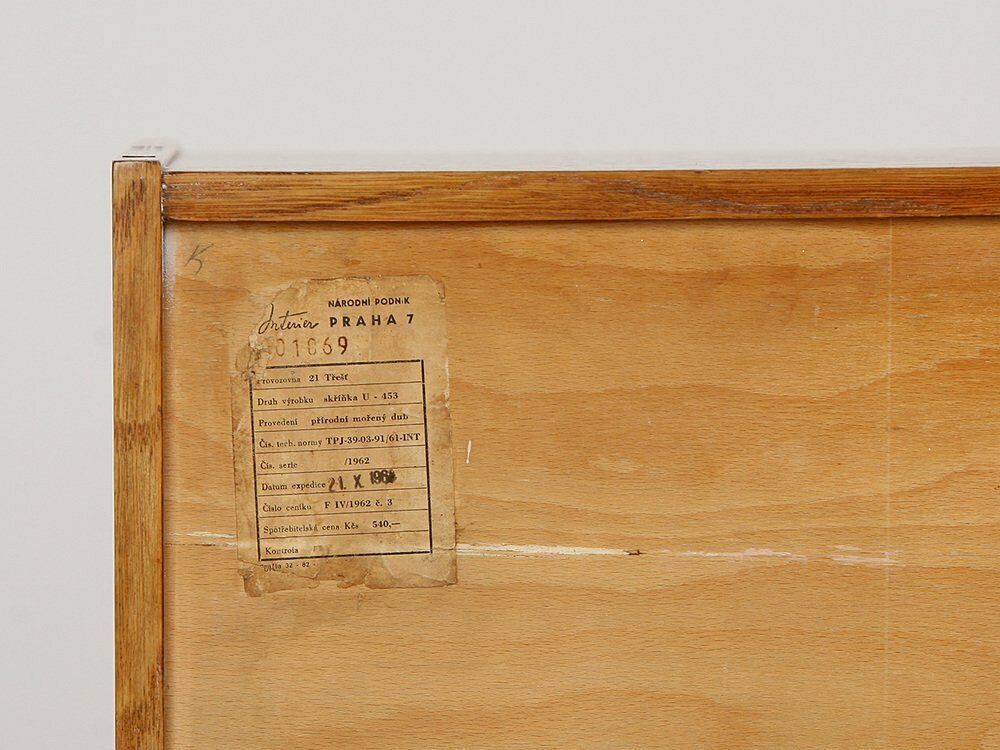 Mid Century Model U453 Sideboard By Jiri Jiroutek For Interior Praha, 1960s photo furniture