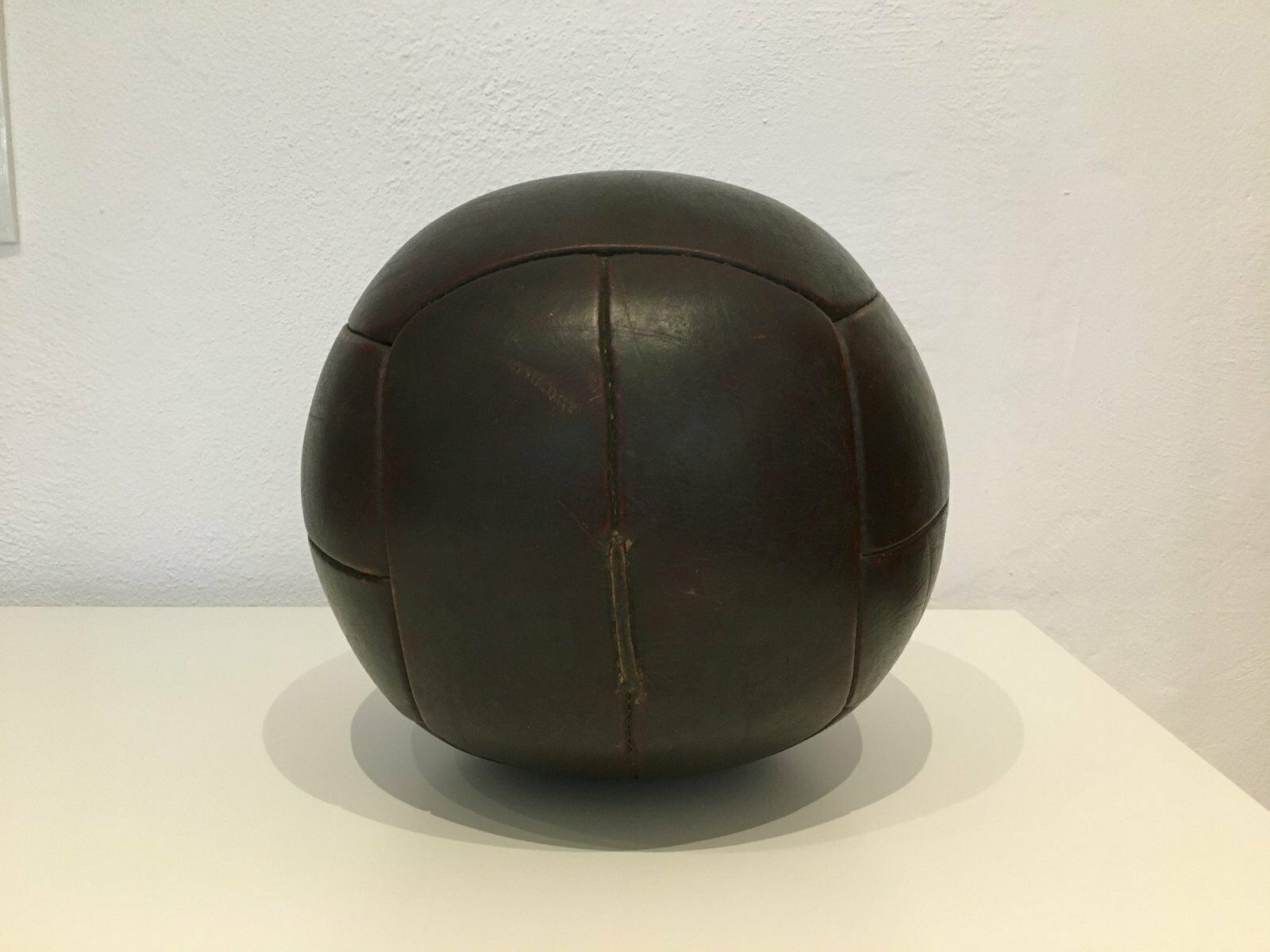 Vintage Leather Medicine Ball, 1930s photo for sale
