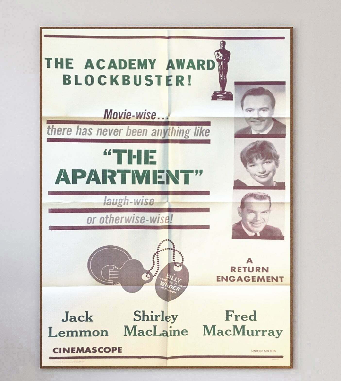 The Apartment Original Vintage Poster photo 700.0