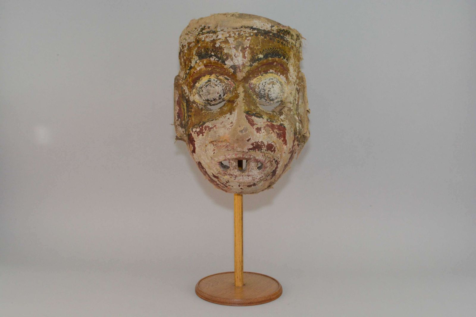 A Large Antique Nepalese Ritual Festival Mask. photo furniture