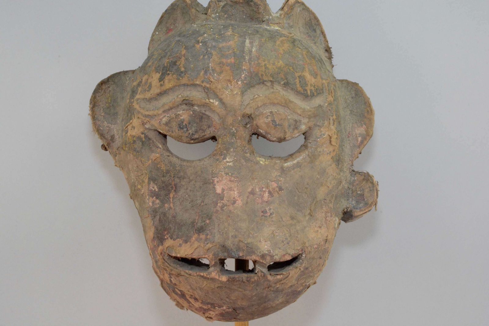 A Superb Antique Temple/Festival Mask Of Hanuman The Monkey God. photo for sale