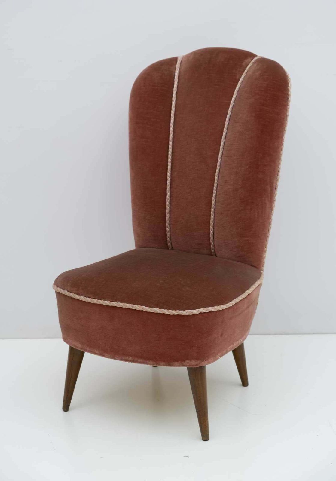 photo furniture Pair Of Gio Ponti Mid Century Modern Italian Small Armchairs By Isa Bergamo, 50s