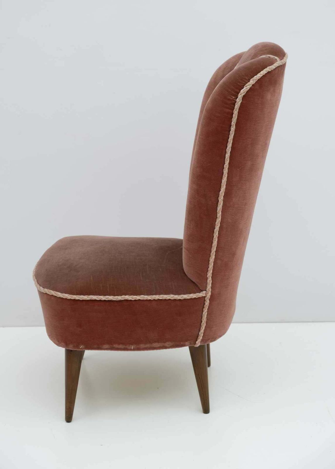 photo for sale Pair Of Gio Ponti Mid Century Modern Italian Small Armchairs By Isa Bergamo, 50s