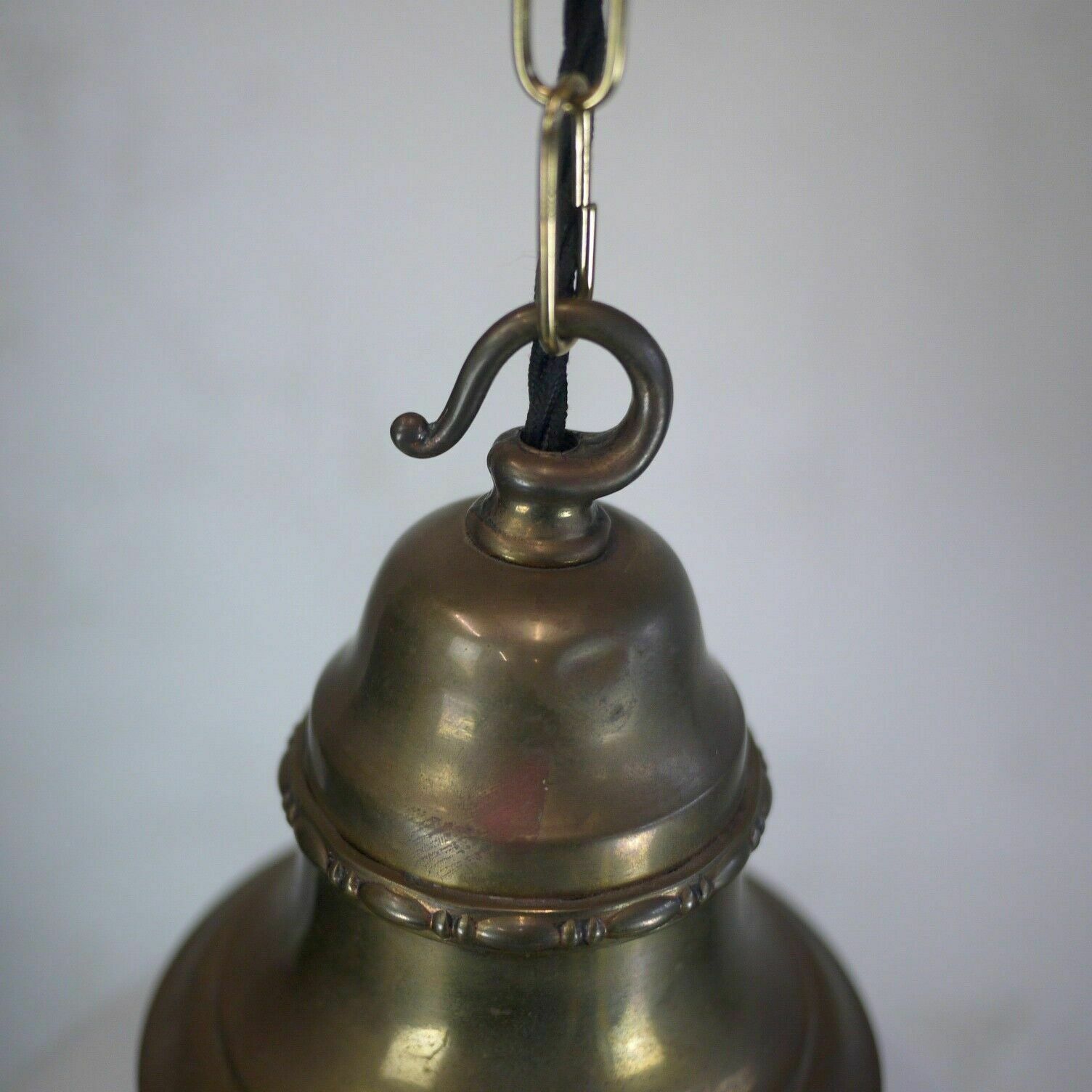 Ex Large Vintage Opaline Milk Glass Globe School Pendant Light Shade photo vintage