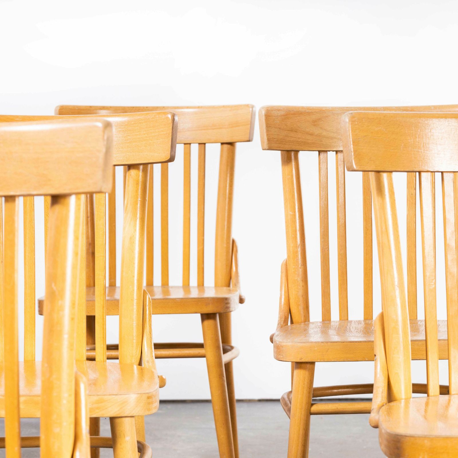 1960S Straight Back Bentwood Dining Chair By Ton  Set Of Eight photo furniture