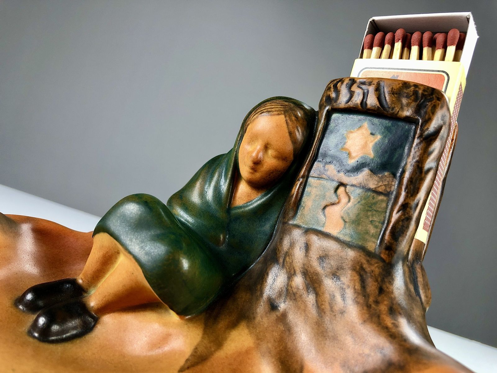 photo furniture Danish Hand Crafted Art Nouveau Match And Ash Tray By For P. Ipsens Enke 1920's