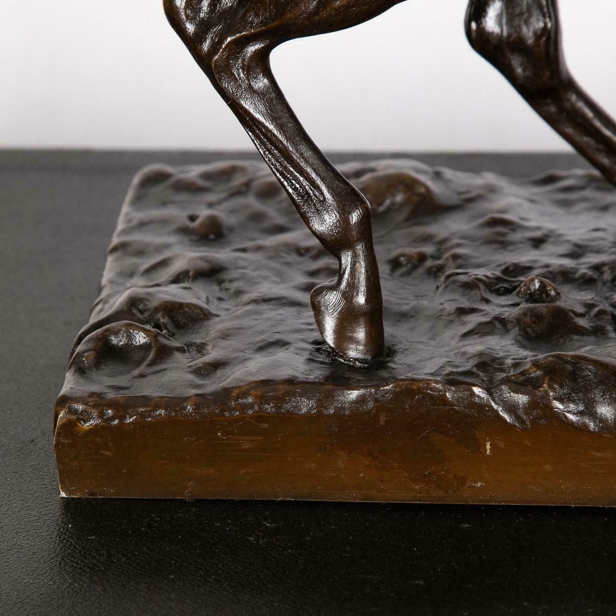 Home Decor 19th Century French Bronze Of A Polo Player, Joseph Cuvelier, C.1870 photo
