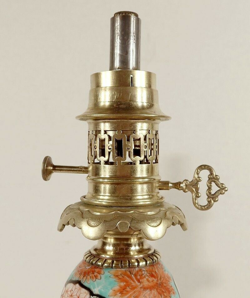 photo furniture Pair Of Oil Lamps, Napoleon III Period, Mid 19th Century