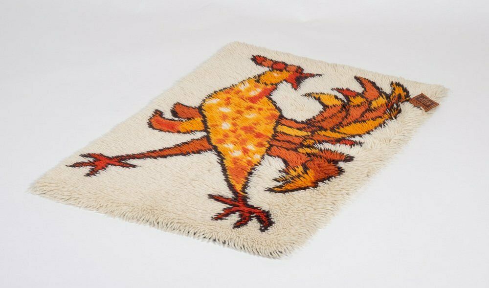 High Pile Kids Collection Wall Rya Rug From Ege Rugs, Denmark, 1970s photo furniture