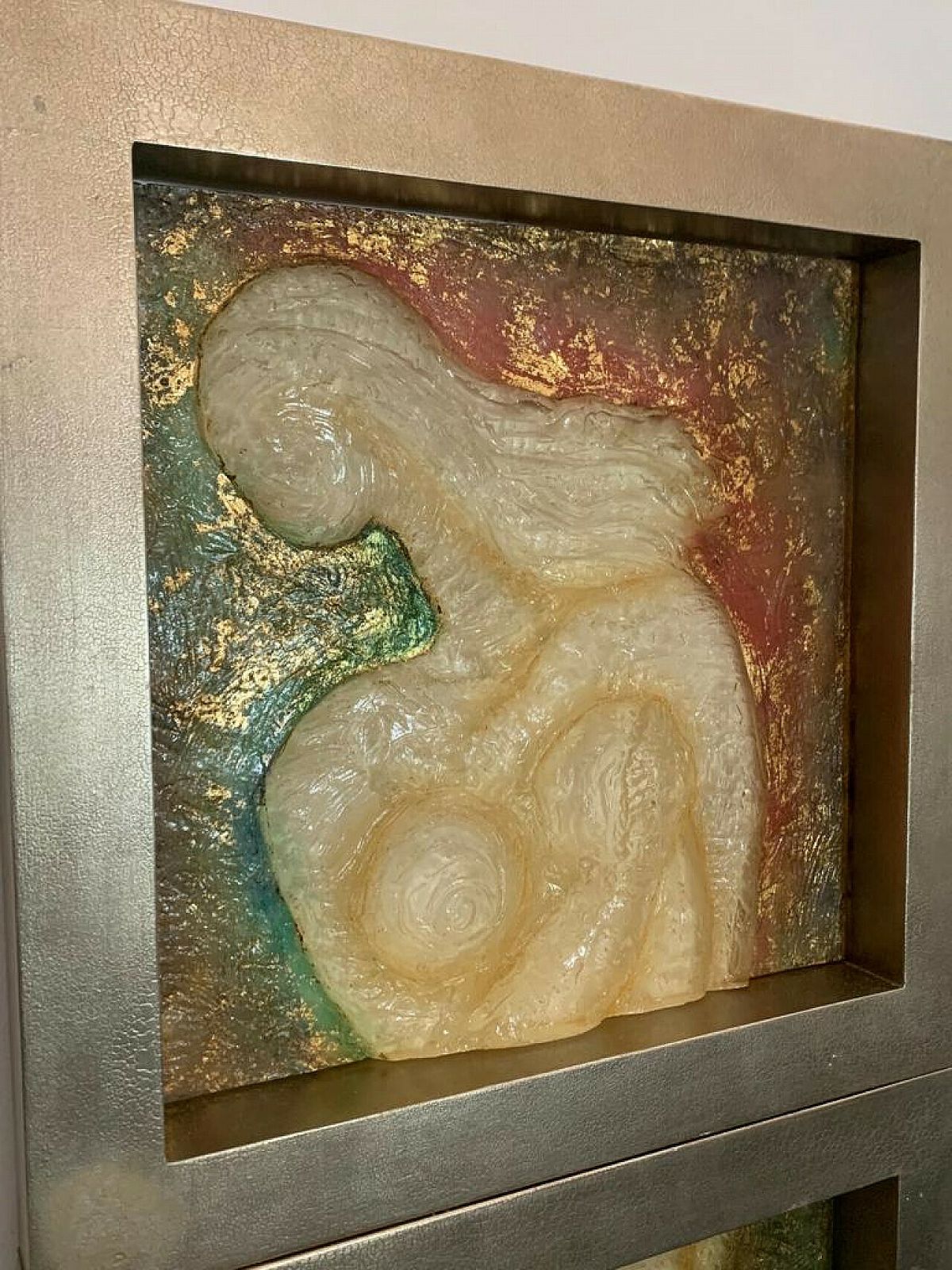 3 Panels In Sculpted Resin By Lam Lee Group, 1990s photo vinterior