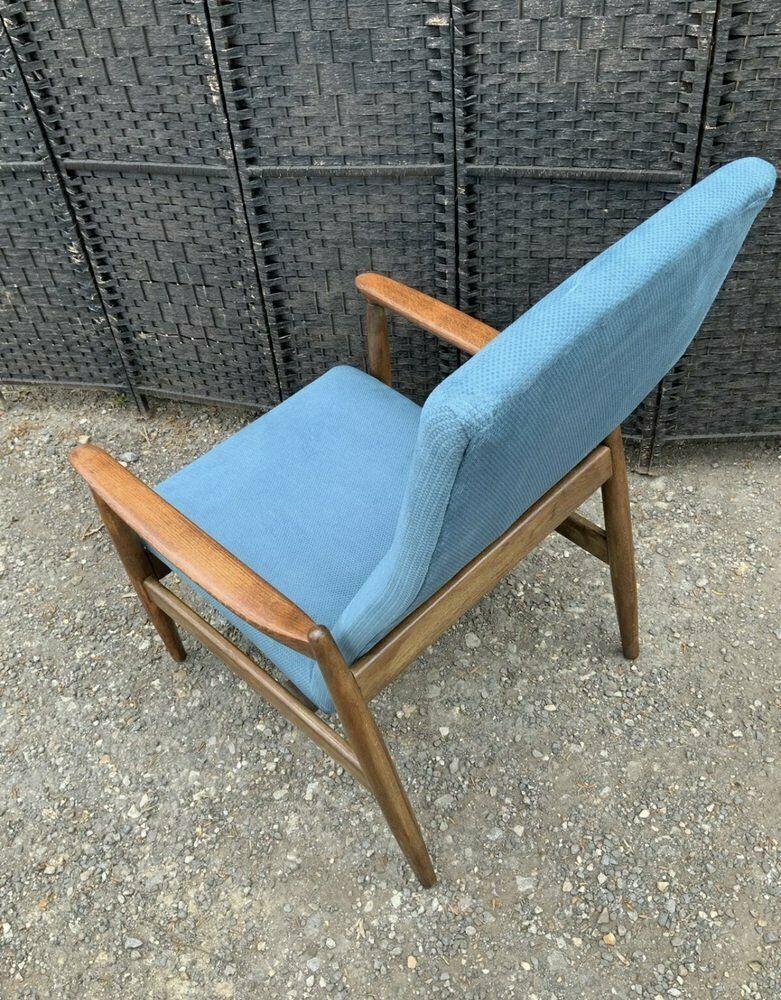 Armchair By Edmund Homa For Gościńska Fabryka Mebli, Poland, 1960s photo vinterior