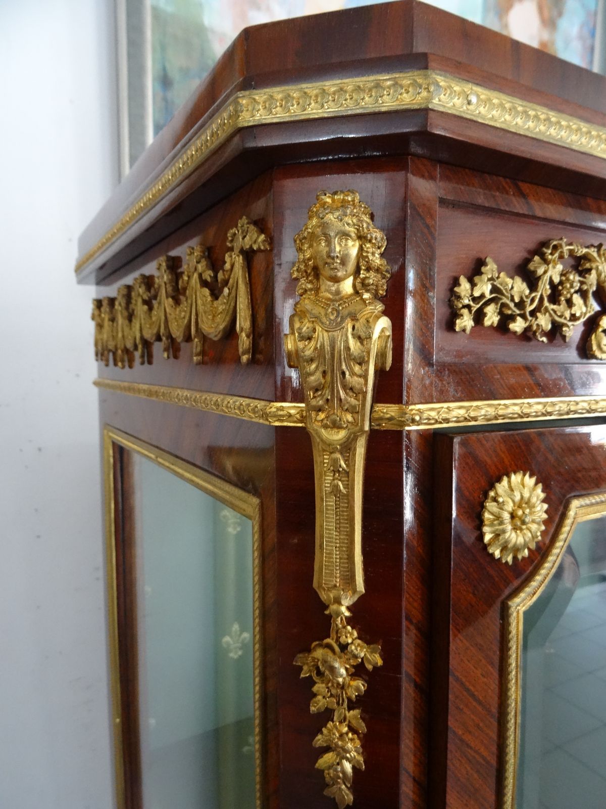 Antique French Empire Vitrine/ Showcase photo for sale