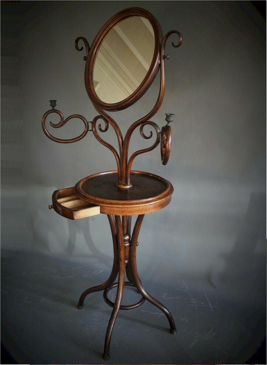 Thonet Bentwood Vanity Toilet Mirror No 2 photo 1020.0