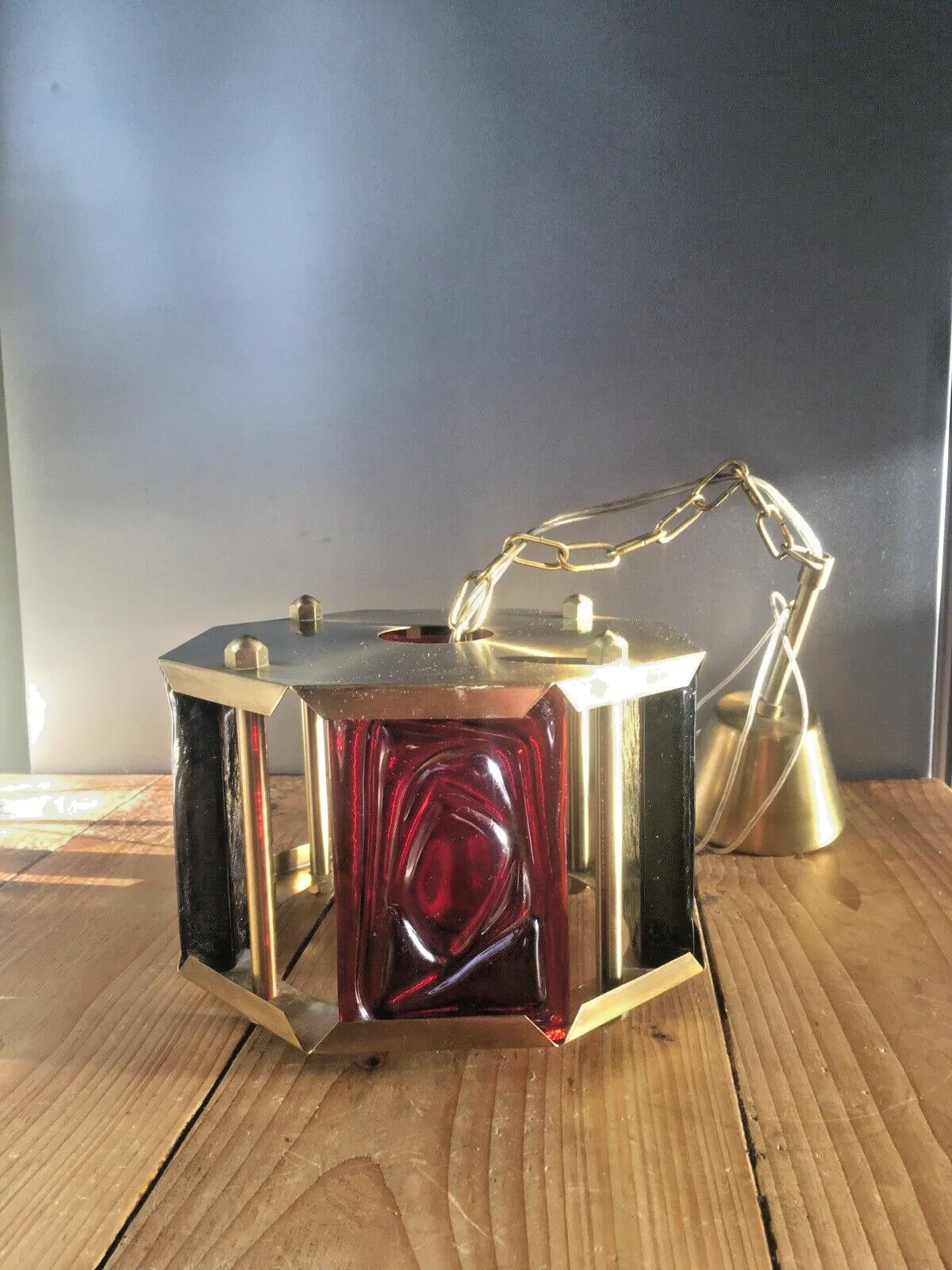 Mid Century Modern Swedish Textured Glass Ceiling Light Erik Hoglund Kosta Boda photo furniture
