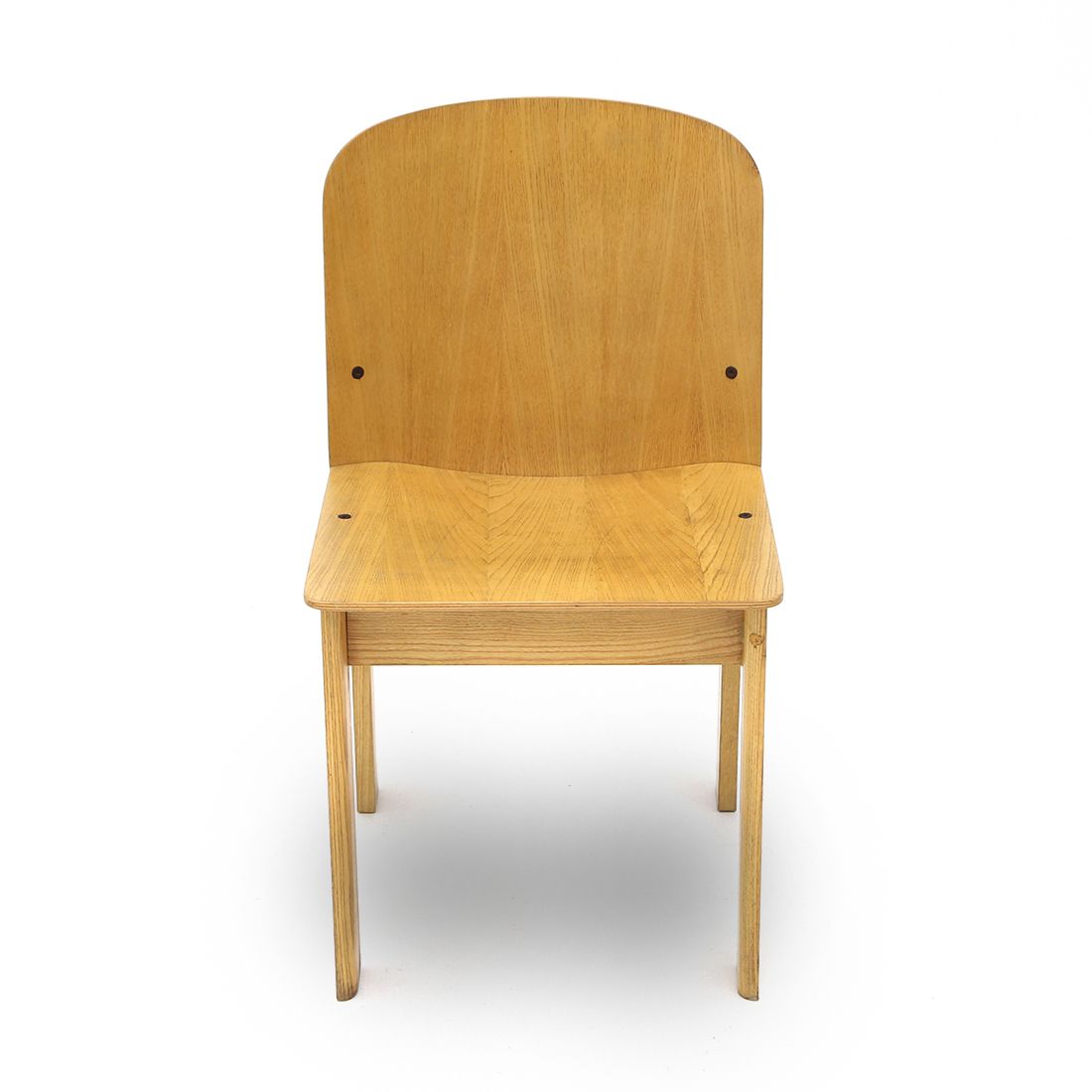 Wooden Chair By Luca Meda For Longoni, 70s photo furniture