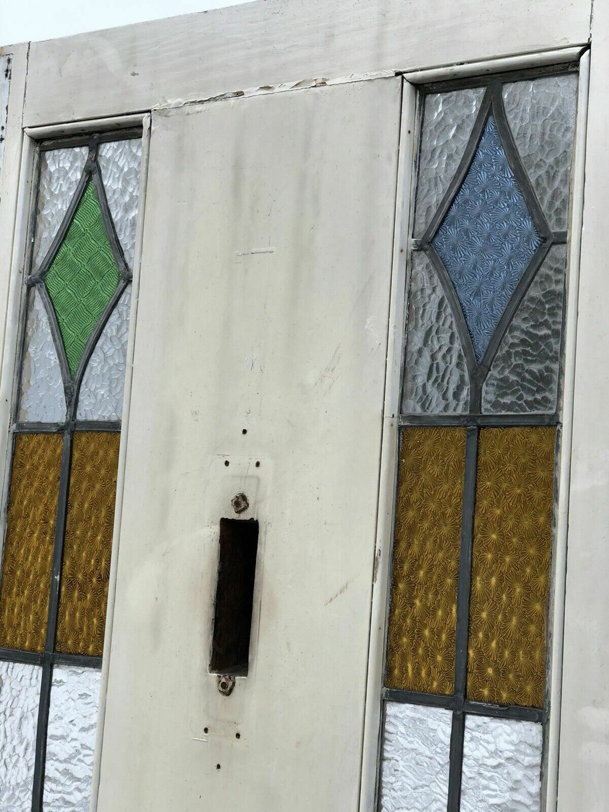 Edwardian Front Door With All Original Fittings And Glass photo 395.0