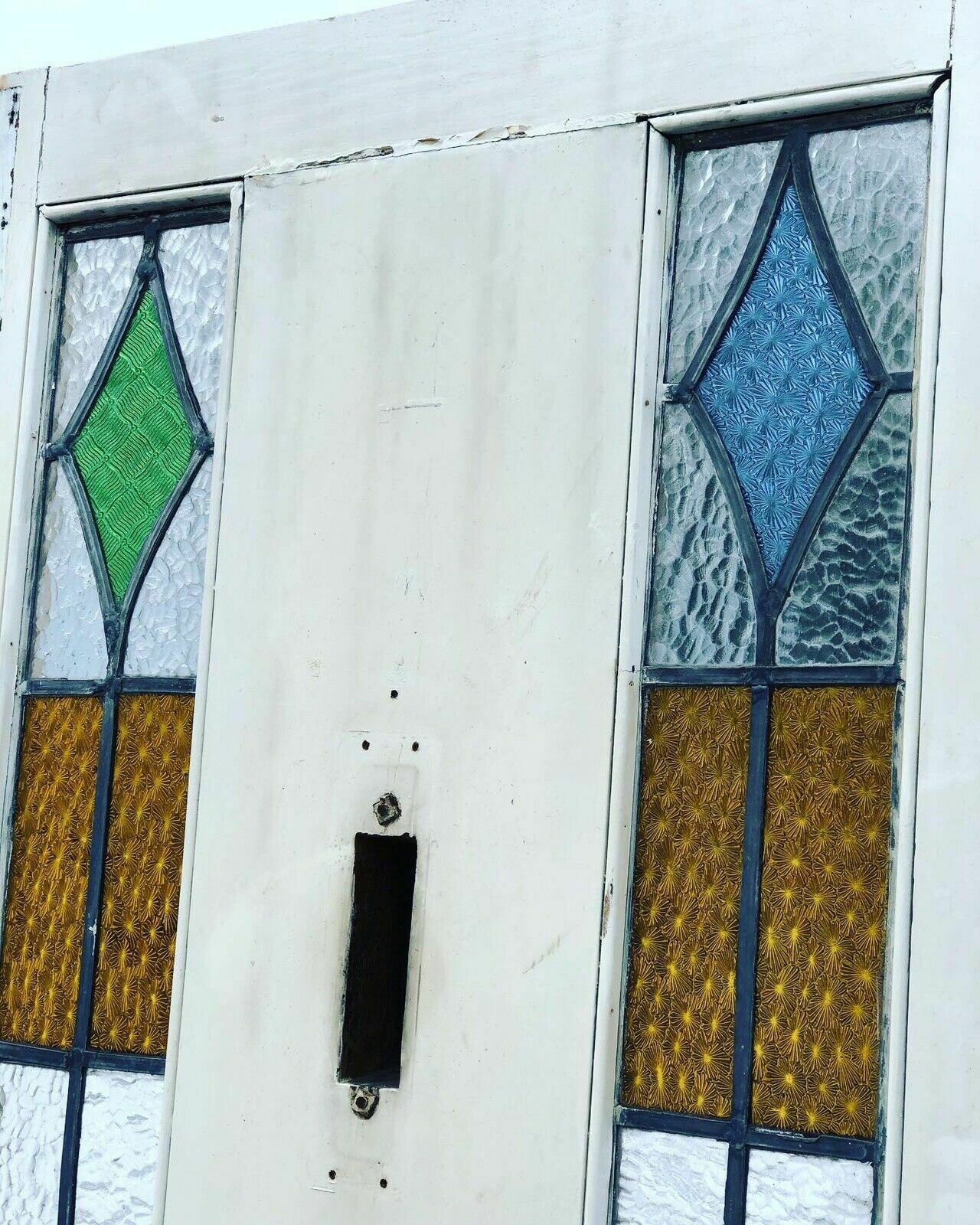 Home Fixtures Edwardian Front Door With All Original Fittings And Glass photo