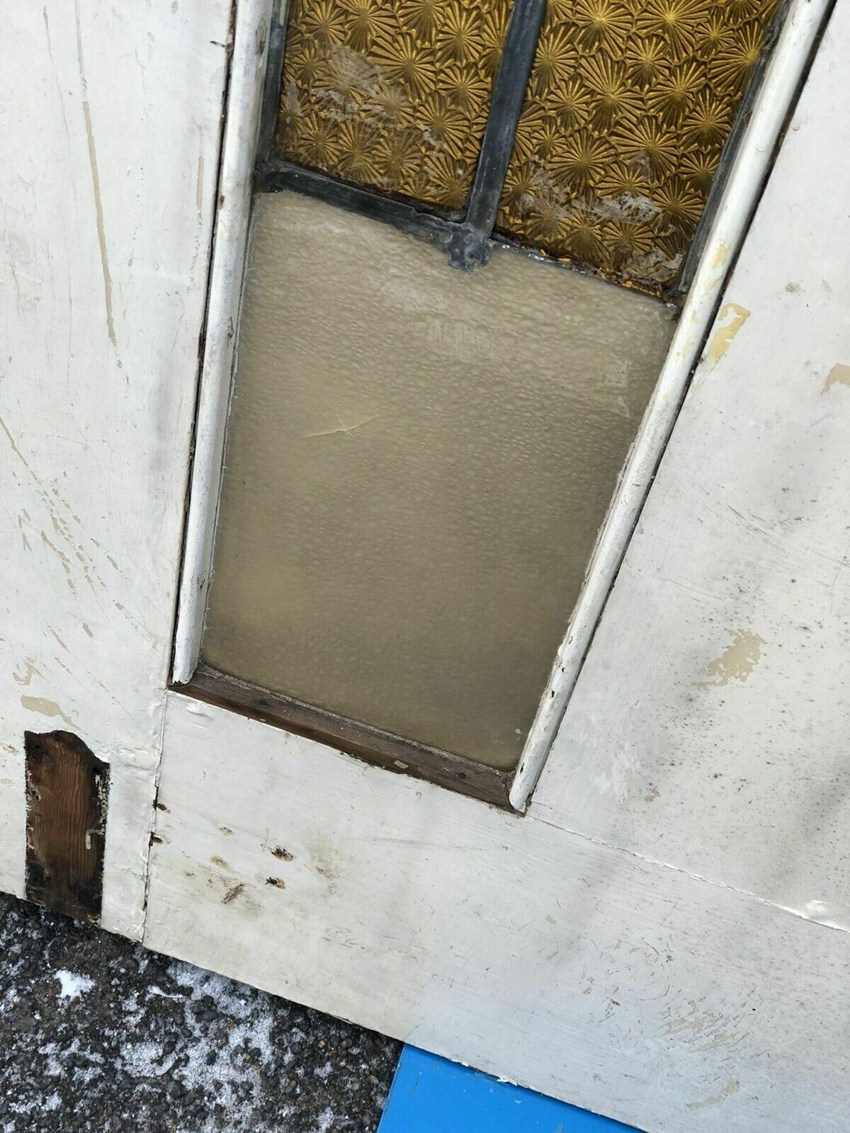 395.0 Edwardian Front Door With All Original Fittings And Glass photo