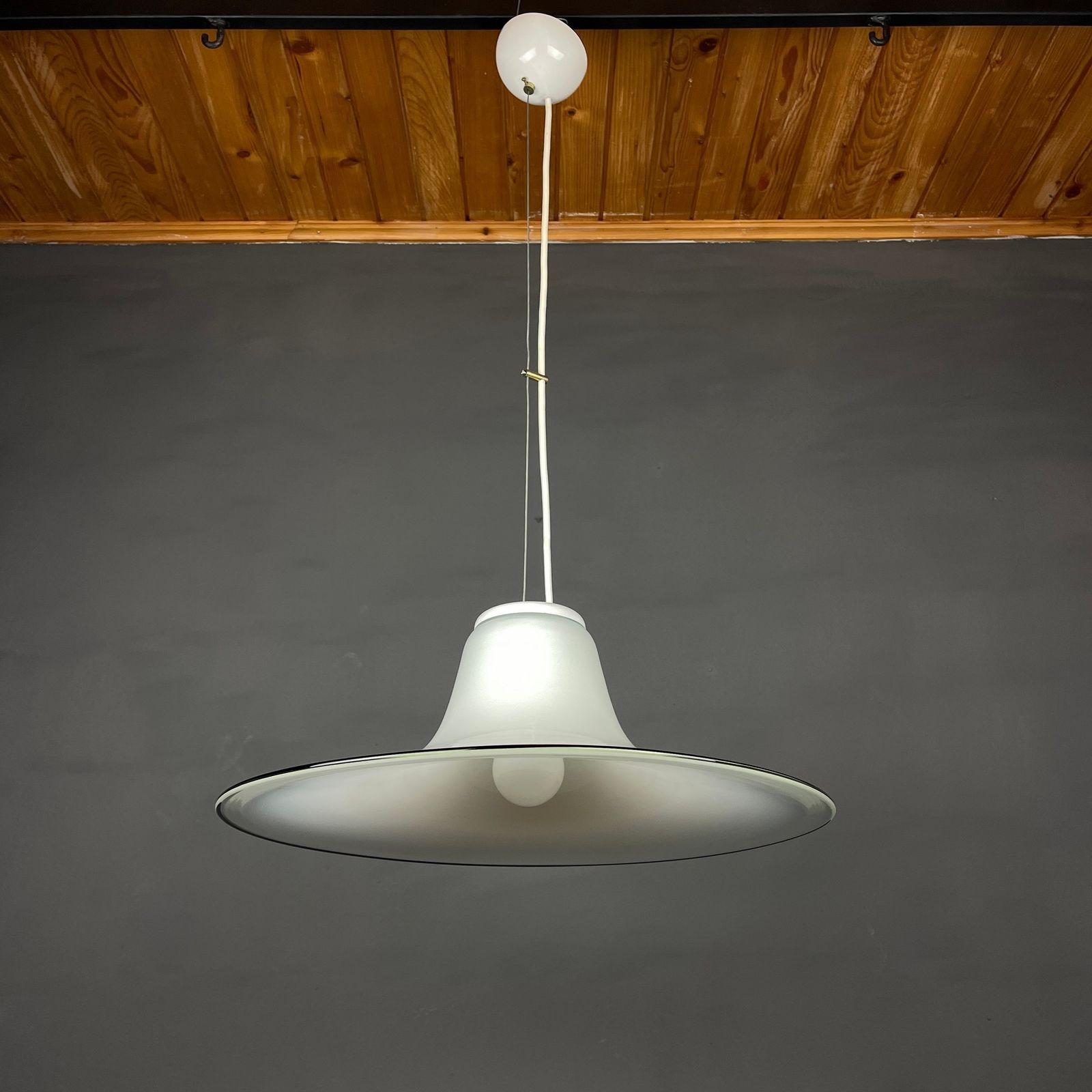 Murano Glass Lamp Cinea By Giusto Toso For Leucos Italy 1970s photo Lighting
