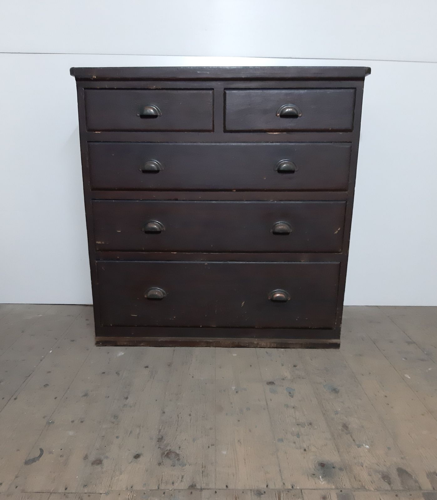 Set Of Workshop Industrial Wooden Drawers In As Found Condition