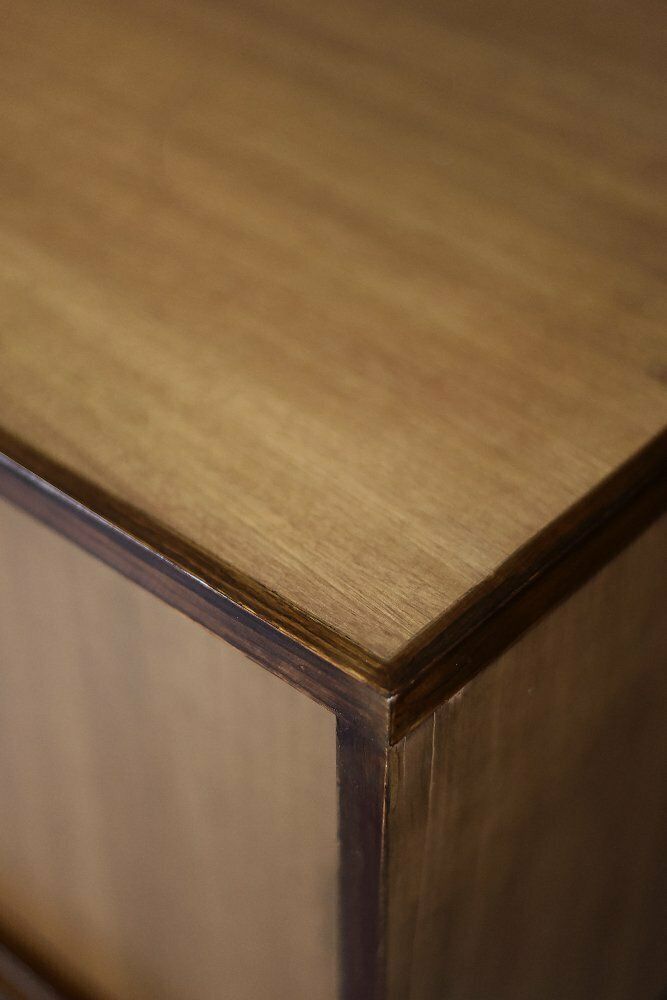 photo vinterior Mid Century Danish Modern Mahogany Sideboard With Drawers, 1970s