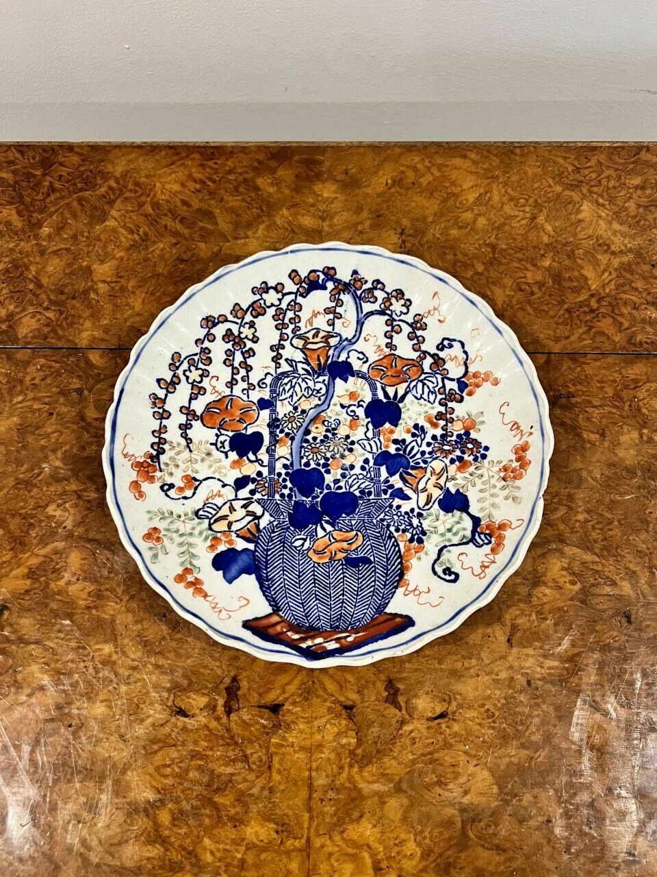 Pair Of Antique Japanese Imari Plates photo furniture