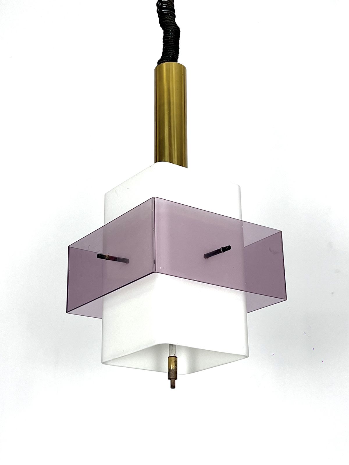 Mid Century Modern Pentant Lamp By Stilux Milano. Italy 1960s photo furniture
