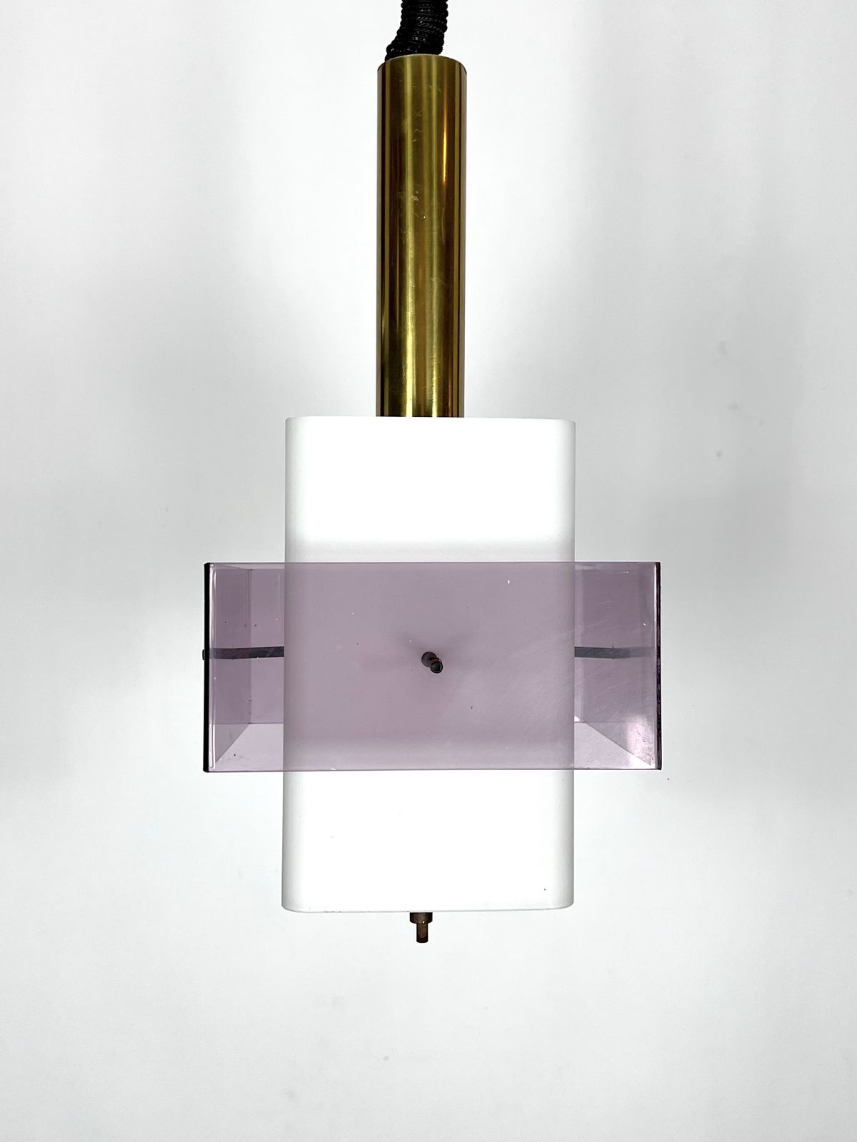 Mid Century Modern Pentant Lamp By Stilux Milano. Italy 1960s photo Lighting