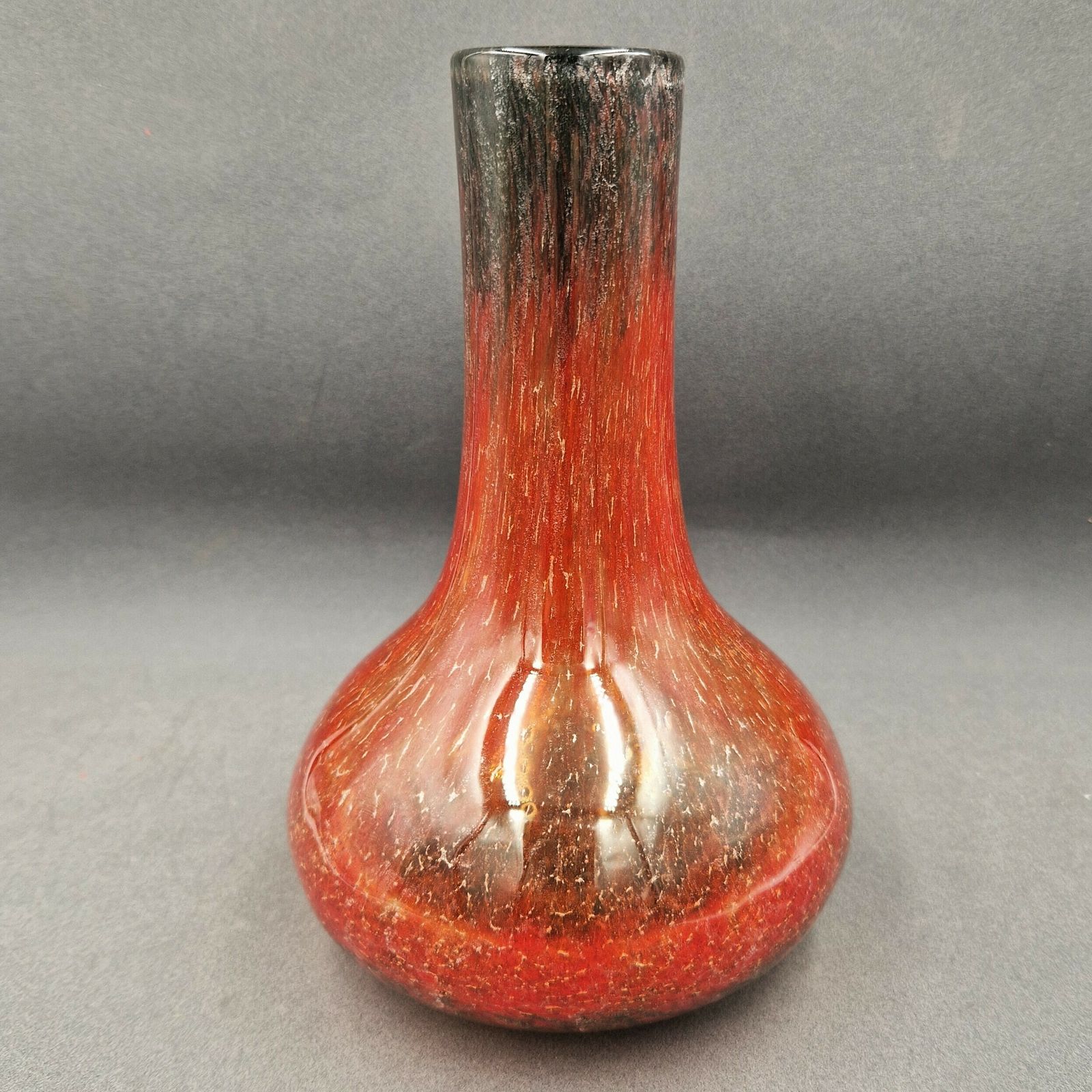 Mouth Blown Glass Vase From Wmf By Karl Wiedmann. 1940   1950 photo Home Decor