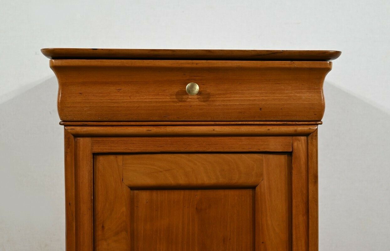 Small Bedside Table In Cherry, Louis Philippe Period   2nd Part Of The 19th Century photo vinterior