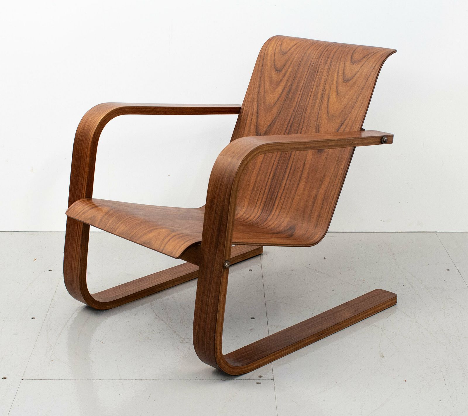 1930s Modernist Cantilever Plywood Armchair photo furniture