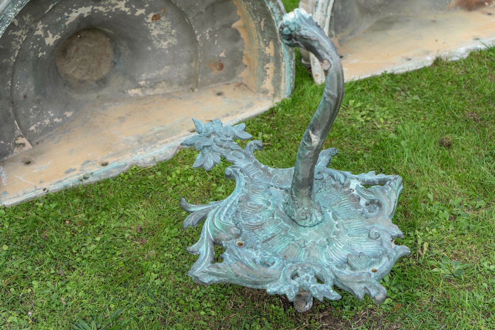 Large French Wall Bronze Fountains photo Garden Decor