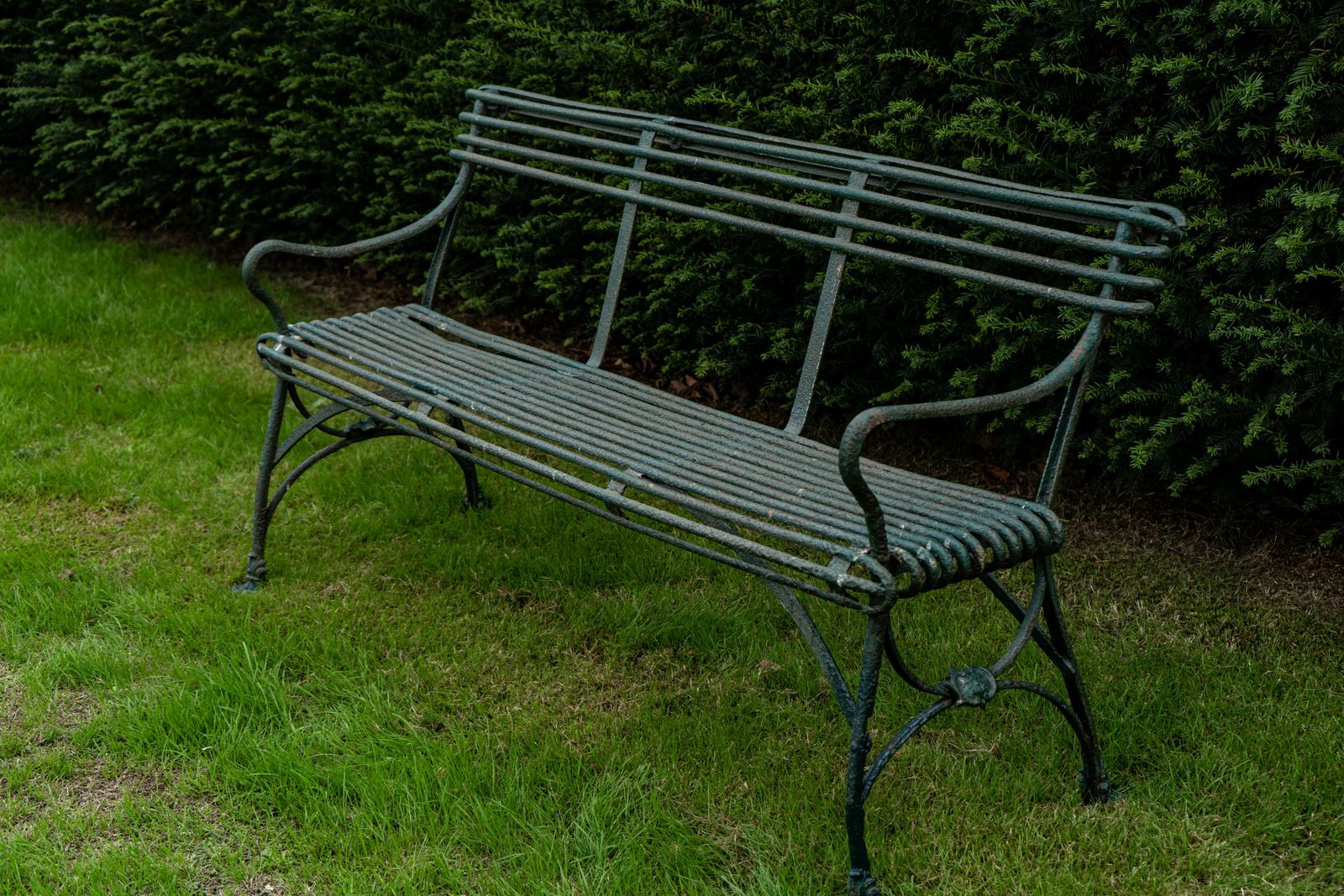 Antique 19th Century Arras Garden Bench photo buy