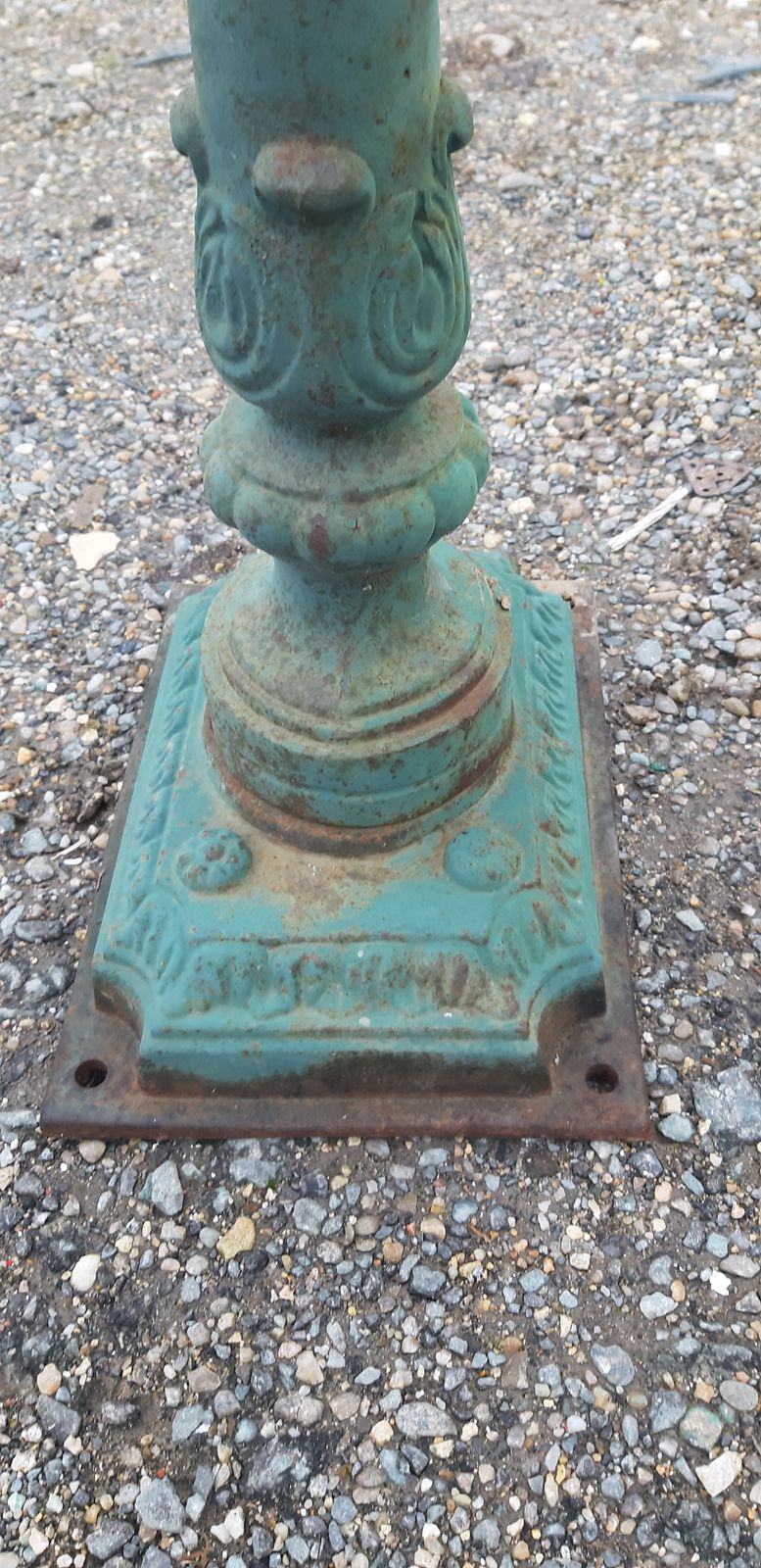 photo furniture Victorian Cast Iron Mailbox, 1900s
