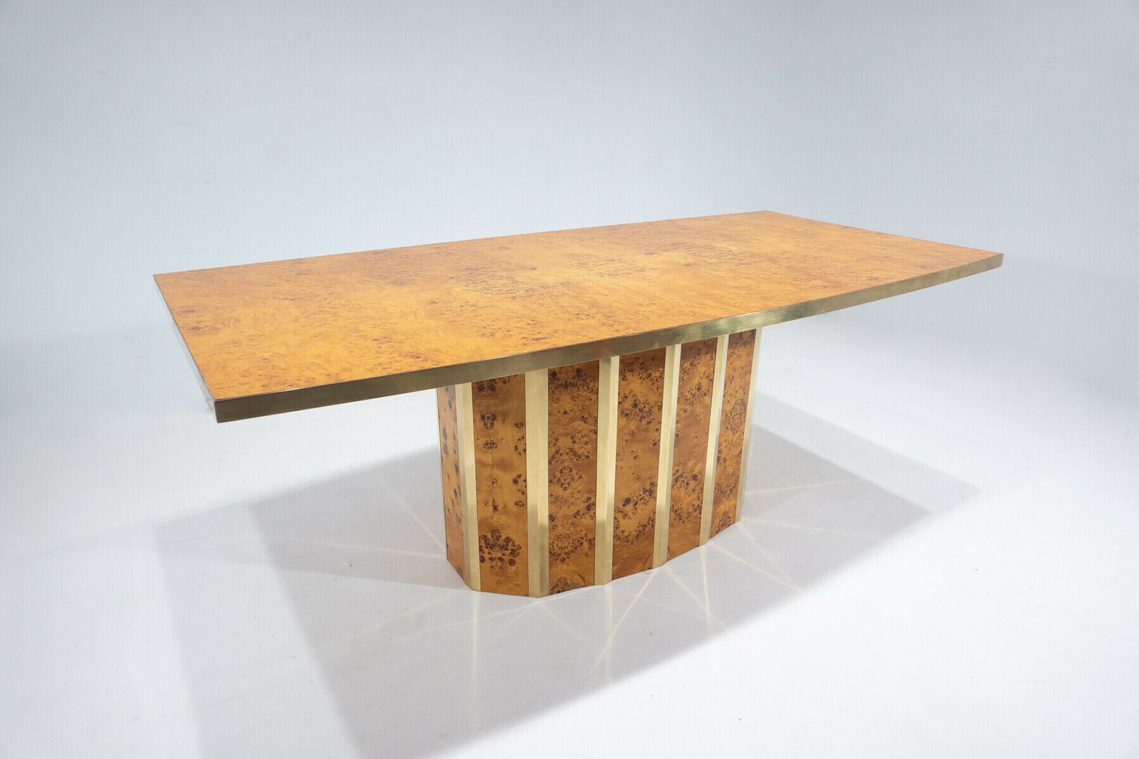 Mid Century Modern Dining Table In The Style Of Willy Rizzo photo Furniture