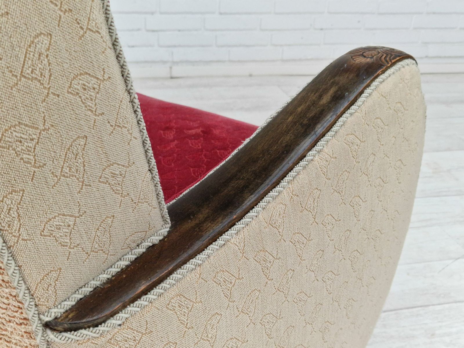 1950s, Scandinavian Art Deco Chairs, Original Condition. photo buy