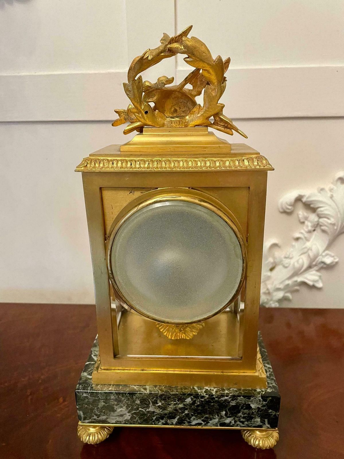 photo furniture Outstanding Quality Antique Victorian French Ornate Ormolu Clock Garniture By A