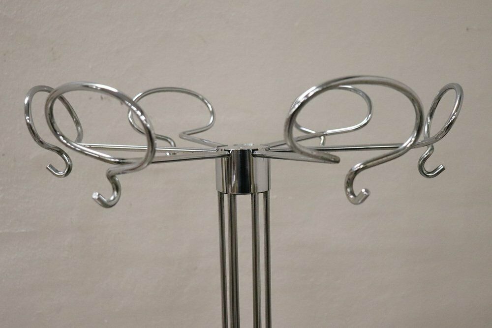 Chrome Clothes Hangers By Isao Hosoe For Valenti Luce, 1970s photo furniture