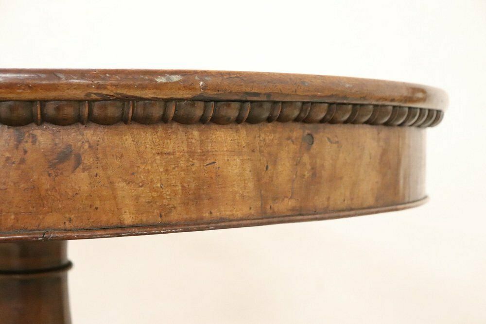 19th Century Walnut Round Center Table photo 2506.04