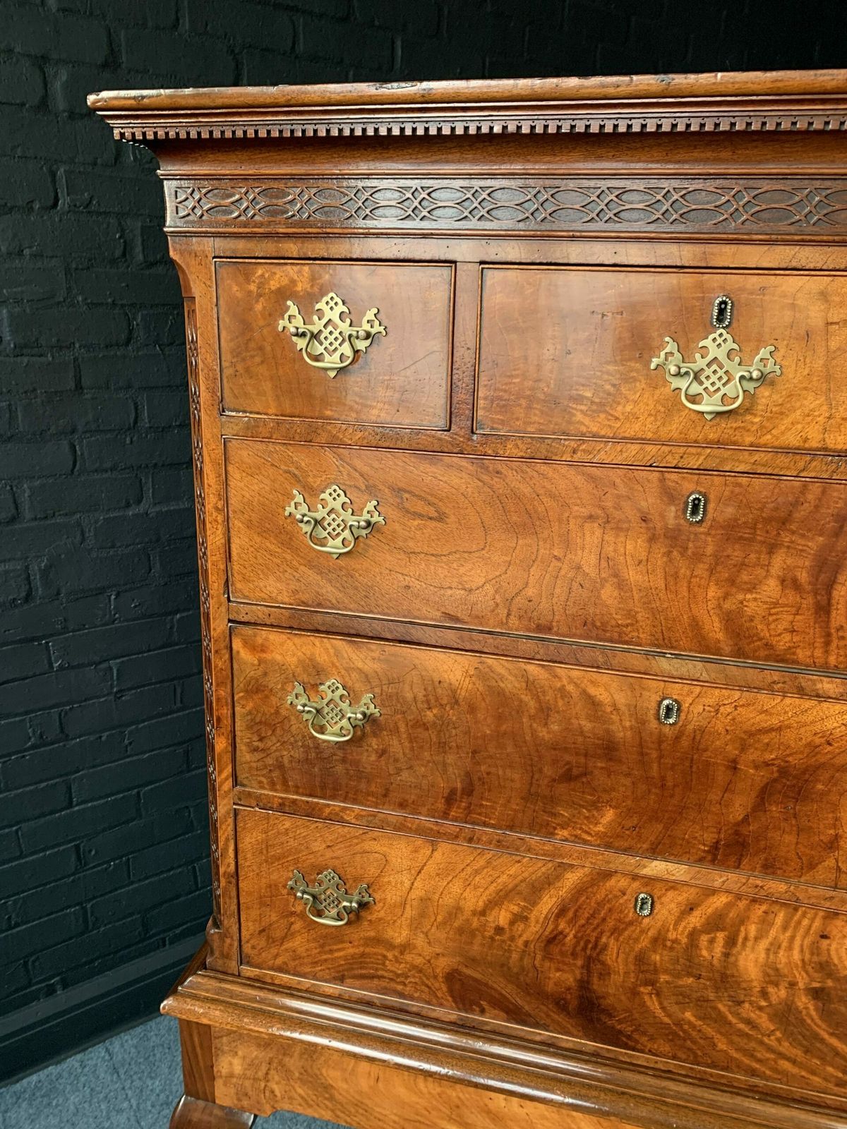 Attractive George III Chest On Stand photo for sale