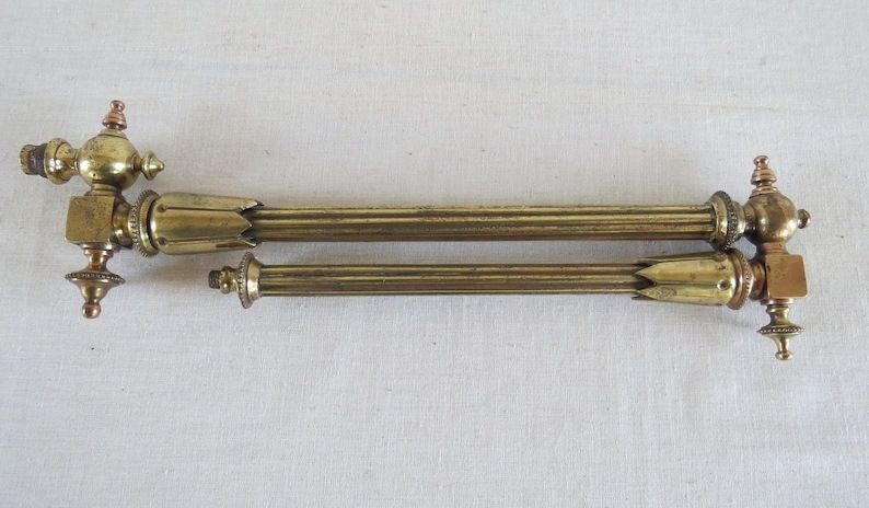 Architectural Gas Light Fitting / Ornate Decorative Light Fitting. C. 1850. photo 225.0