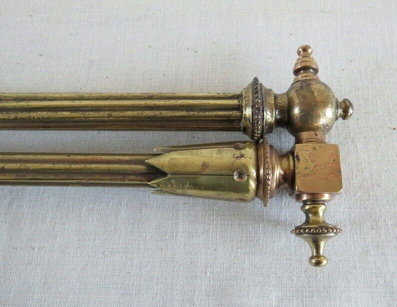 Architectural Gas Light Fitting / Ornate Decorative Light Fitting. C. 1850. photo vinterior