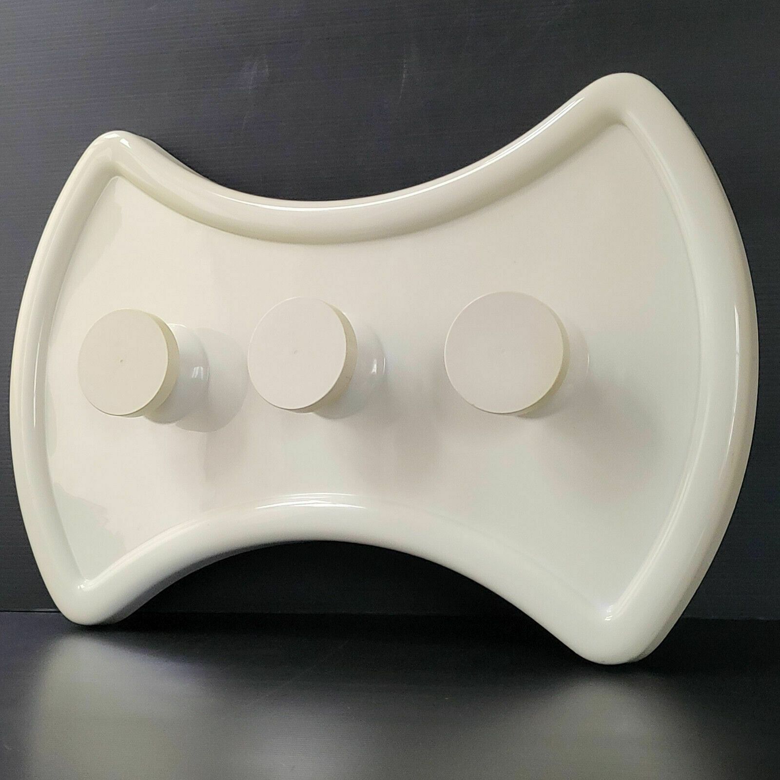 Vintage 1970 Space Age Plastic Mould 70s Pop Mural Father Coat Rack