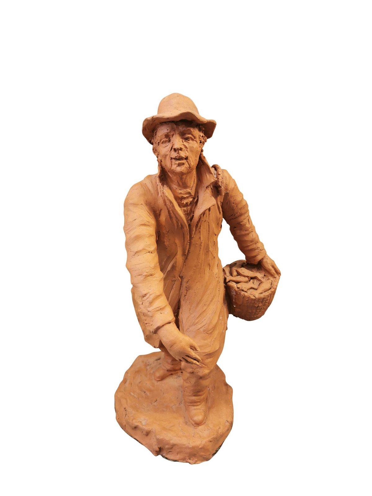 Vintage Terracotta Italian Figurine Or Statuette Of A Man