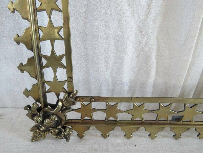 Antique Brass Frame / Unique Decorative. Mid 19th Century. photo for sale